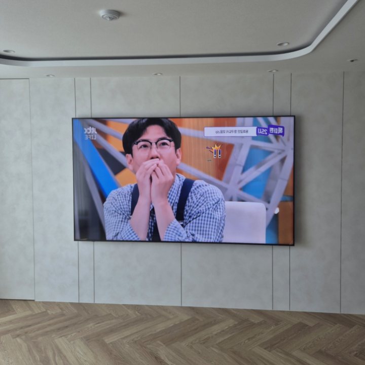 안산 무타공 벽걸이티비 TV설치 셋톱박스 정리